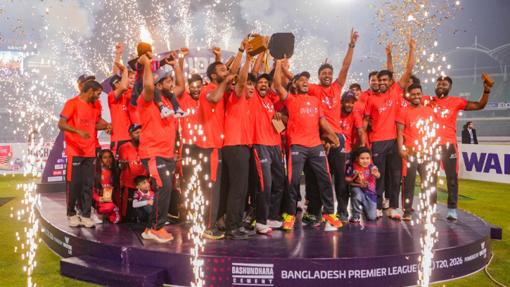 দুর্দান্ত জয়ে বিপিএলের চ্যাম্পিয়ন রাজশাহী
