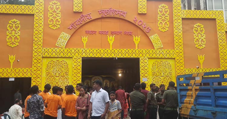 বিজয়া দশমী উপলক্ষে প্রতিমা বিসর্জনের প্রস্তুতি, নিরাপত্তা জোরদার