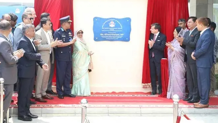 শাহজালাল বিমানবন্দরে আধুনিক এয়ার ট্রাফিক সেন্টারের উদ্বোধন
