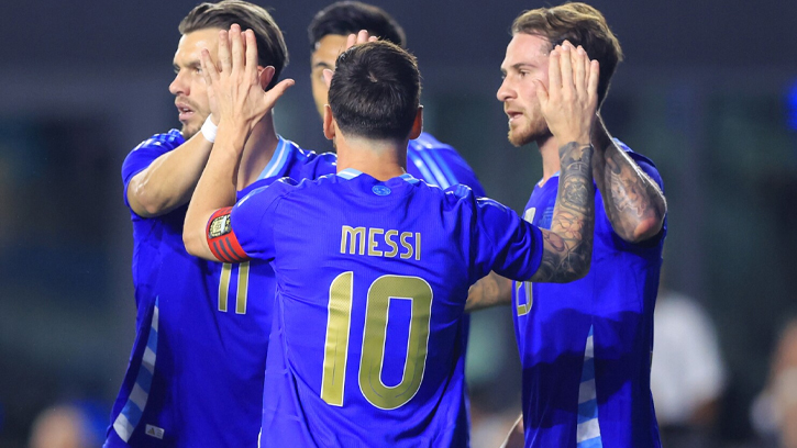 গোল ও রেকর্ডে ভাসল আর্জেন্টিনা, ইতিহাসের পাতায় মেসি