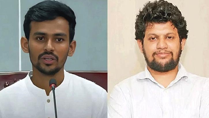 আসিফ-মাহফুজের পদত্যাগপত্র গ্রহণ করলেন প্রধান উপদেষ্টা