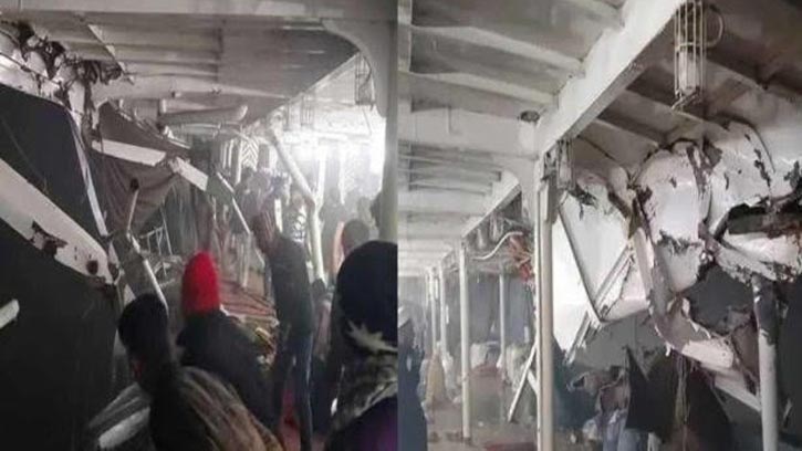 মেঘনায় মধ্যরাতে দুই লঞ্চের মুখোমুখি সংঘর্ষে নিহত বেড়ে ৭