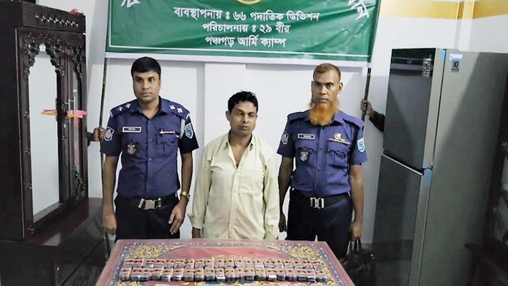 ট্যাপেন্টাডল ট্যাবলেট ও নগদ টাকাসহ মাদক কারবারি আটক