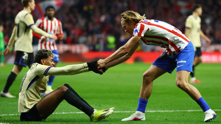 পেনাল্টি স্পট থেকে ব্যর্থ ইয়ামাল, হারের তিক্ত স্বাদ বার্সার