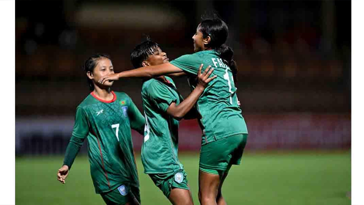 সাফ অনূর্ধ্ব-১৭ নারী চ্যাম্পিয়নশিপে জয় দিয়ে শুরু বাংলাদেশের মেয়েদের