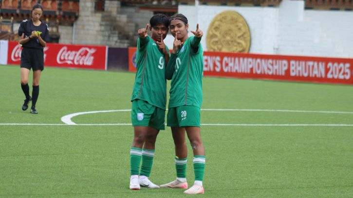 ভারতকে হারিয়ে বাংলাদেশি কিশোরীদের সাফ অ-১৭ নাটকীয় জয়