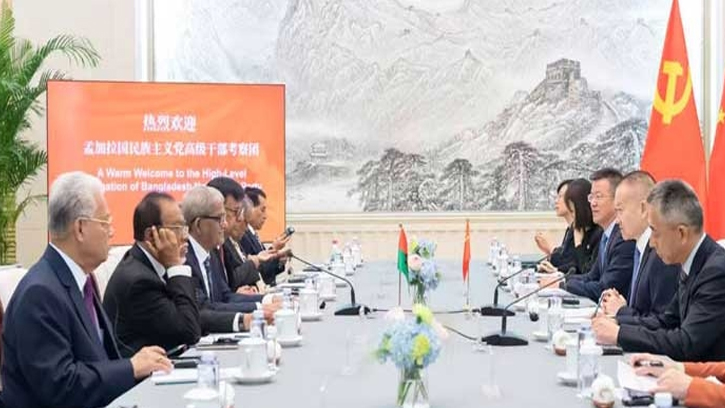 চীনে বিএনপি প্রতিনিধিদলের সঙ্গে শীর্ষ পর্যায়ের দ্বিপাক্ষিক বৈঠক