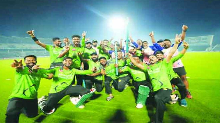 নাসির হোসেনের অলরাউন্ড পারফরম্যান্সে রংপুর চ্যাম্পিয়ন