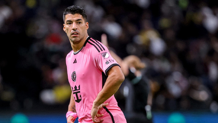 লুইস সুয়ারেজের জোড়া গোলে মেসিবিহীন মায়ামির জয়