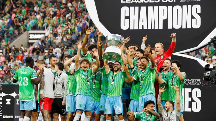 লিগস কাপ ফাইনালে মায়ামিকে হারিয়ে সিয়াটলের ইতিহাস