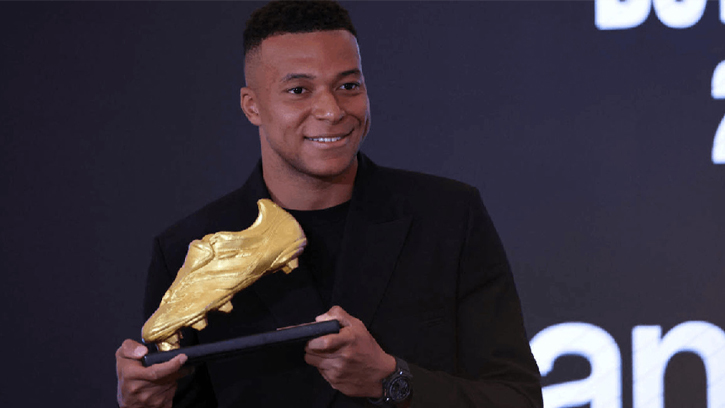 ইউরোপের সেরা গোলদাতা কিলিয়ান এমবাপ্পে