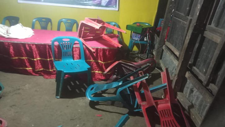 ভিপি নূর ও স্বতন্ত্র প্রার্থী হাসান মামুনের কার্যালয়ে হামলা ও ভাঙচুর
