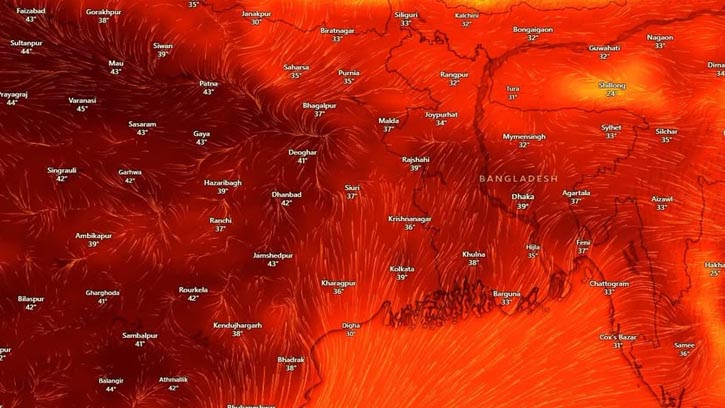 দেশের বিভিন্ন জেলায় তাপপ্রবাহের সতর্কতা জারি