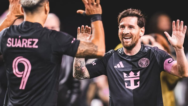 মেসির হ্যাটট্রিক পারফরম্যান্সে ন্যাশভিল বিধ্বস্ত