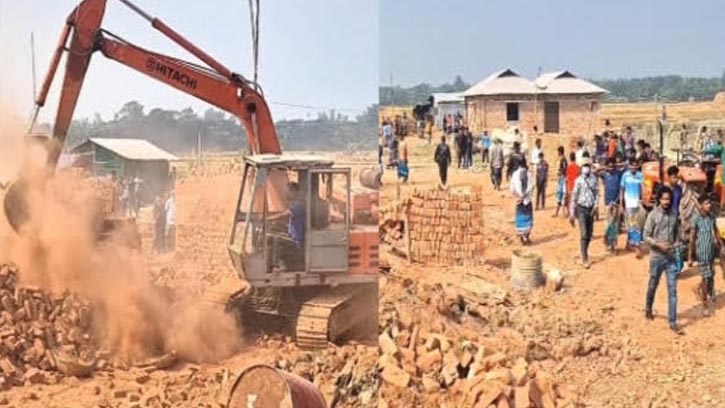 ১৮ দিনে ৩৬টি ইটভাটা ভেঙে দিয়েছে প্রশাসন, অভিযান অব্যাহত