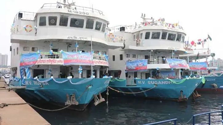 ঈদযাত্রায় যাত্রী পরিবহনে ঘাটে নতুন তিন জাহাজ