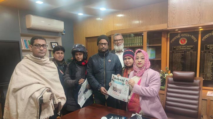 ব্রাহ্মণবাড়িয়া জেলা প্রশাসকের সঙ্গে রিপোর্টার্স ক্লাবের সৌজন্য সাক্ষাৎ