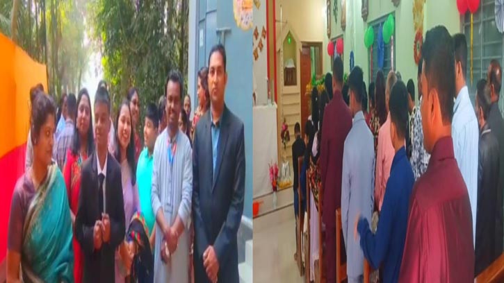 বোয়ালখালীর একমাত্র খ্রীস্টান পল্লীতে বড় দিন পালিত