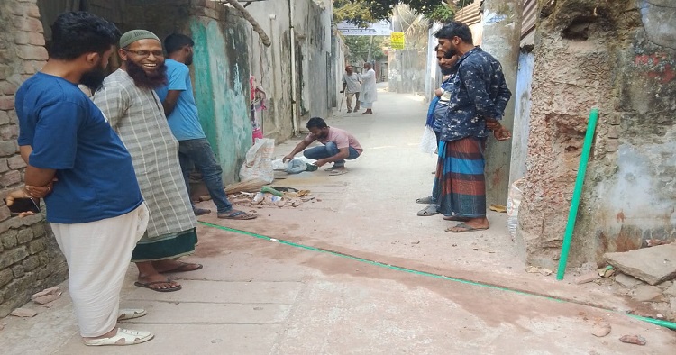 অনুমতি ছাড়াই কেসিসির ঢালাই রাস্তা কাটার অভিযোগ