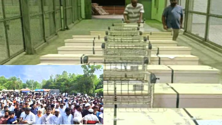 ওমানে সড়ক দুর্ঘটনায় নিহত ৮ প্রবাসীর দাফন সম্পন্ন