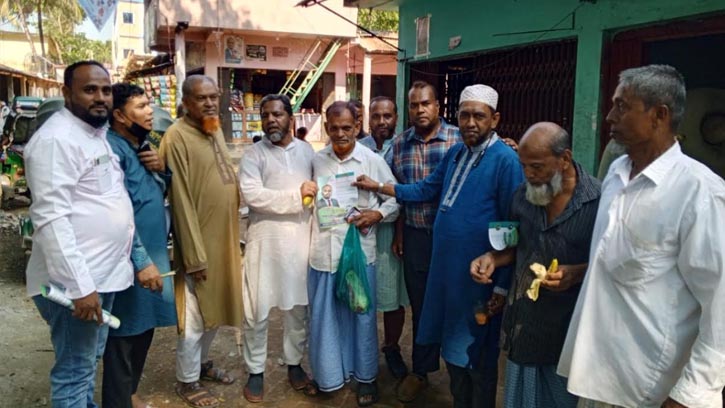 রাঙ্গুনিয়ার লালানগরে দাঁড়িপাল্লা প্রার্থীর  সমর্থনে জনসংযোগ
