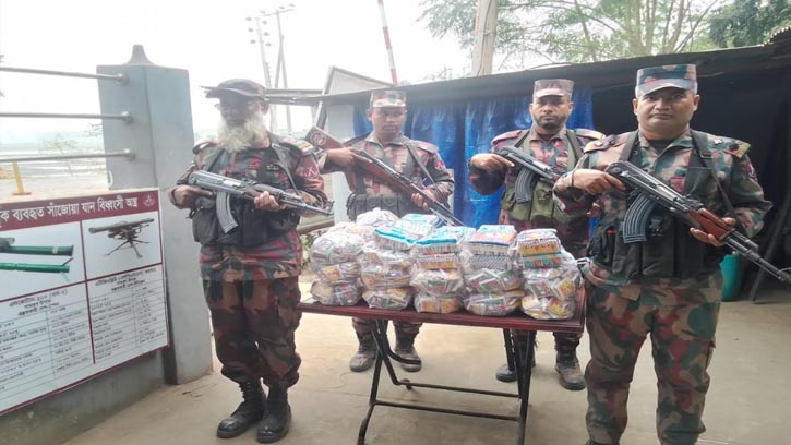 সাতক্ষীরায় ২২ কোটি টাকার ভারতীয় মাদক জব্দ