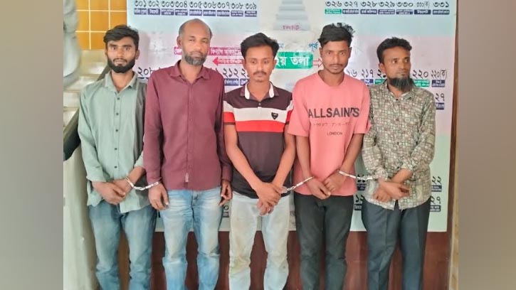 নোয়াখালীতে ৫ মাদকসেবীকে কারাদণ্ড