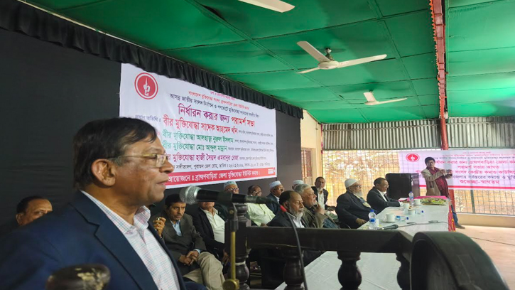 ৭১’এর শত্রু ফের মাথা তুলেছে: সাদেক আহমেদ খাঁন