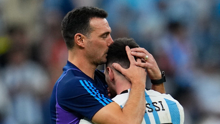 মেসিকে নিয়ে কোনো ধরনের ঝুঁকি নয়: স্কালোনি