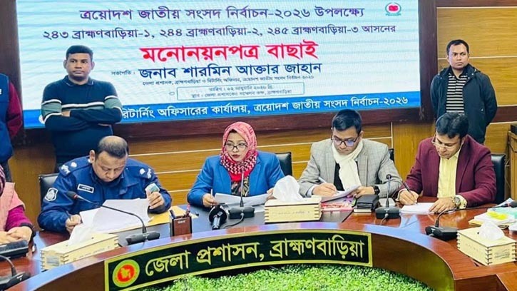 ব্রাহ্মণবাড়িয়ায় ৬ স্বতন্ত্র প্রার্থীর মনোনয়ন বাতিল