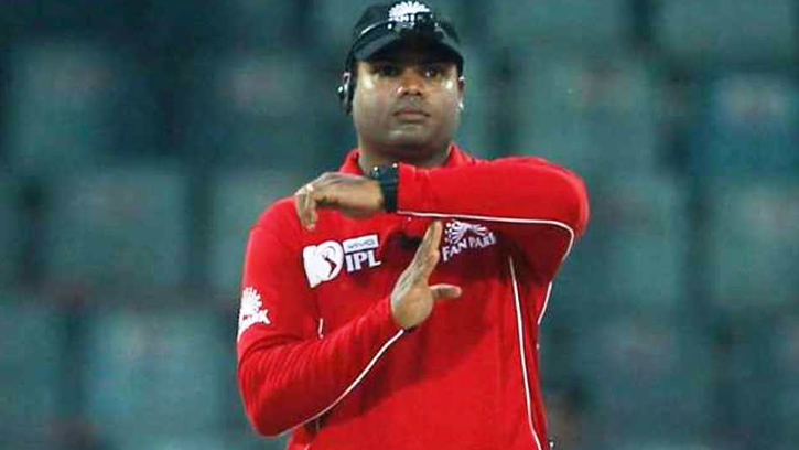 আইপিএল ছেড়ে বাংলাদেশ-নিউজিল্যান্ড সিরিজে আম্পায়ার নিতিন মেনন