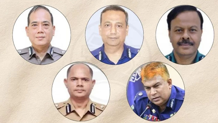 বাধ্যতামূলক অবসরে নৌ-পুলিশের প্রধানসহ ৫ অতিরিক্ত আইজিপি