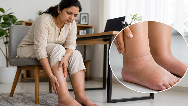 বেশি সময় বসে থাকলে পা ফুলে যায়? চল্লিশ পেরোলে বাড়ে সমস্যা