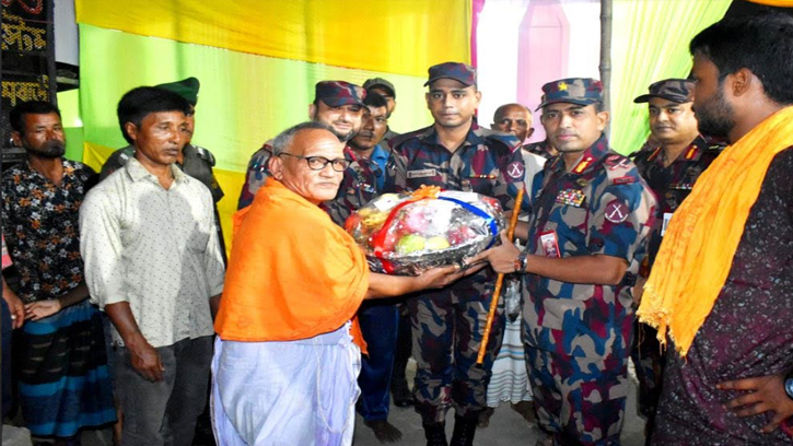 রংপুর রিজিয়ন কমান্ডারের সরেজমিন পরিদর্শন