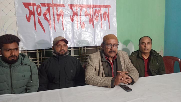 পঞ্চগড়ে বিএনপি নেতার সংবাদ সম্মেলন