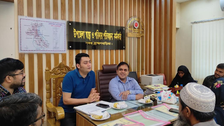 ব্রাহ্মণবাড়িয়ায় টাইফয়েড টিকাদান সমন্বয় সভা