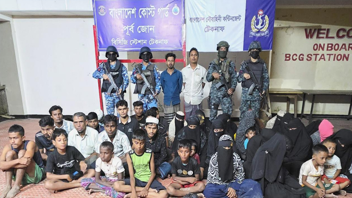 টেকনাফে পাচারকালে ৩৮ নারী শিশু উদ্ধার: ২ পাচারকারী আটক