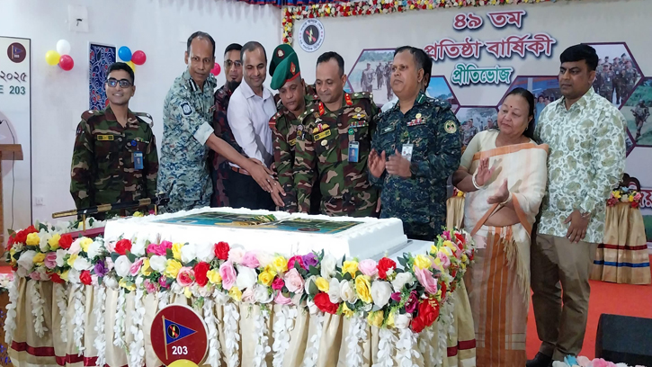 খাগড়াছড়ি সেনা রিজিয়নের ৪৯তম প্রতিষ্ঠাবার্ষিকী পালিত