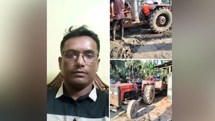 রামগঞ্জে ফসলি জমির টপসয়েল কাঁটা বন্ধ করলের বিএনপি নেতা