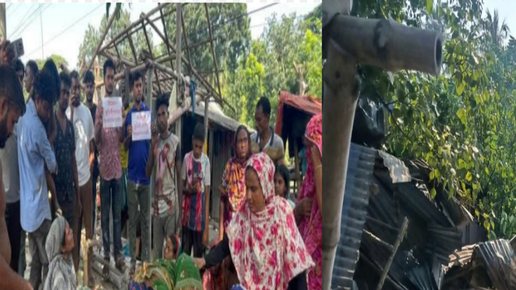শ্যামনগরে উচ্ছেদে ভূমিহীনদের মানবিক পুনর্বাসনের দাবি