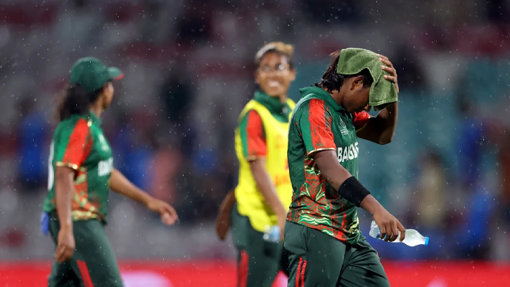 বৃষ্টিতে ভেসে গেল বাংলাদেশ-ভারত নারী বিশ্বকাপ ম্যাচ