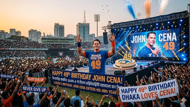রেসলিং ও হলিউড তারকা জন সিনার জন্মদিন