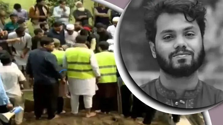 নজরুলের কবরপাশে চিরনিদ্রায় শায়িত শহীদ ওসমান হাদি