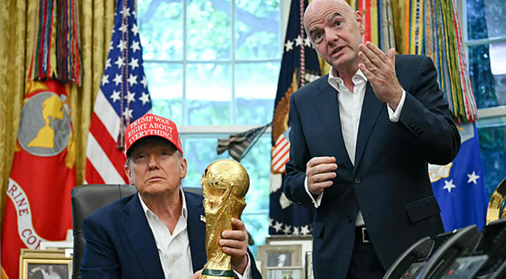 বিশ্বকাপের গ্রুপ পর্বের ড্রয়ের তারিখ এবং ভেন্যু ঘোষণা করলেন ট্রাম্প
