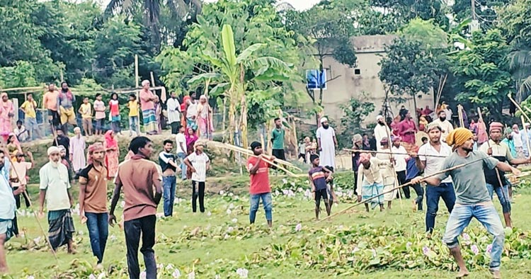ব্রাহ্মণবাড়িয়ায় জমি নিয়ে  দুই ভাইয়ের মধ্যে দ্বন্দ্বের জেরে  সংঘর্ষ, ১৫ জন আহত