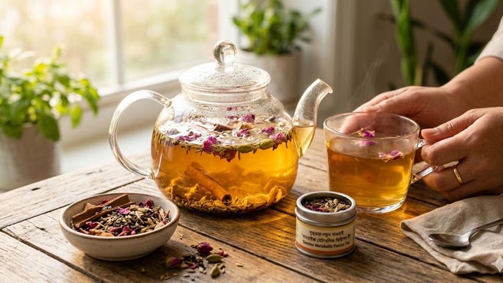 সুস্থতার নতুন দাওয়াই ‘সানরাইজ মেটাবলিক ফিউশন টি’