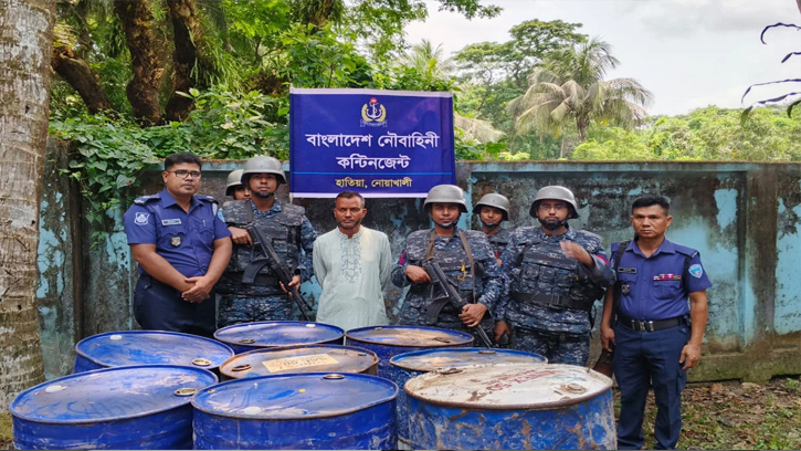 হাতিয়ায় ১৬০০ লিটার ডিজেলসহ একজন আটক