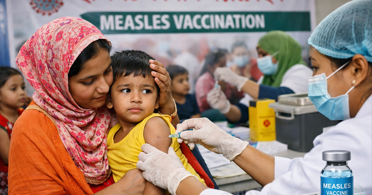 হাম নিয়ন্ত্রণে সরকারের দ্রুত উদ্যোগ, সফলতার জন্য প্রয়োজন সমন্বিত বাস্তবায়ন