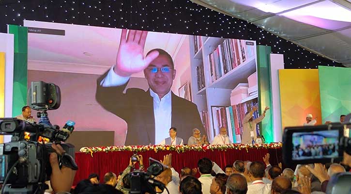 জুলাই অভ্যুত্থানের বর্ষপূর্তিতে বিএনপির আলোচনা সভা, উদ্বোধন করেন তারেক রহমান