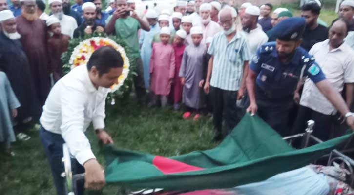 সোনারগাঁয়ে বীর মুক্তিযোদ্ধা হাজী শরাফত আলীকে রাষ্ট্রীয় মর্যাদায় দাফন
